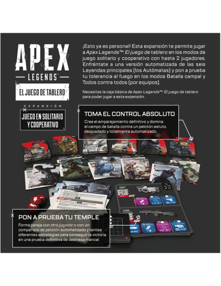APEX LEGENDS: EXPANSION SOLITARIO Y COOPERATIVO
