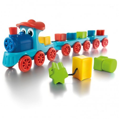 El Tren de las formas es un divertido juego de lógica para niños editado por Smart Games