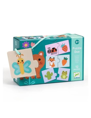 Puzzle duo Colores de Djeco.