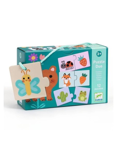 Puzzle duo Colores de Djeco.