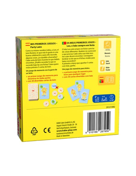 Mis Primeros Juegos - Party León de HABA.