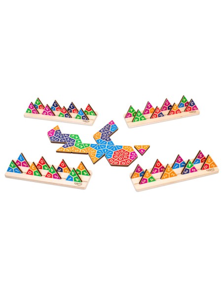 CAYRO DOMINÓ TRIANGULAR TRAVEL METAL BOX