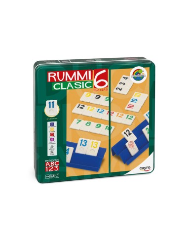 CAYRO RUMMICLASIC 6 JUGADORES METAL BOX