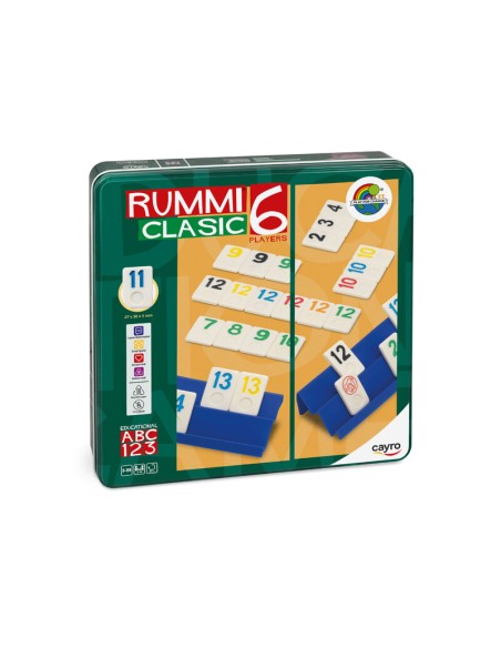 CAYRO RUMMICLASIC 6 JUGADORES METAL BOX