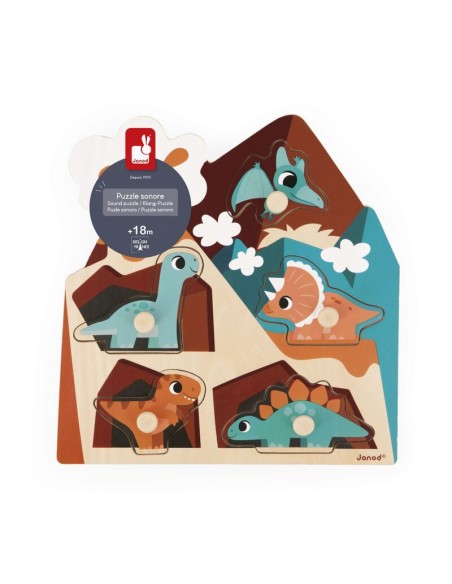 Puzzle sonoro Dino de Janod.