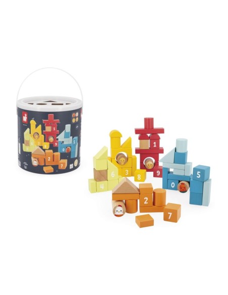 Granja - Barril de 56 piezas de Janod.