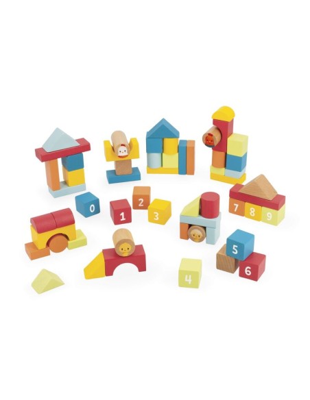 Granja - Barril de 56 piezas de Janod.