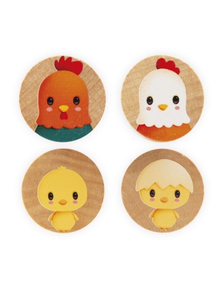 Granja - Barril de 56 piezas de Janod.