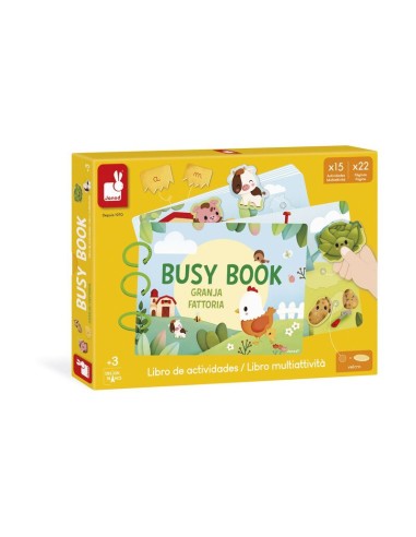 Granja - Libro interactivo español de Janod.