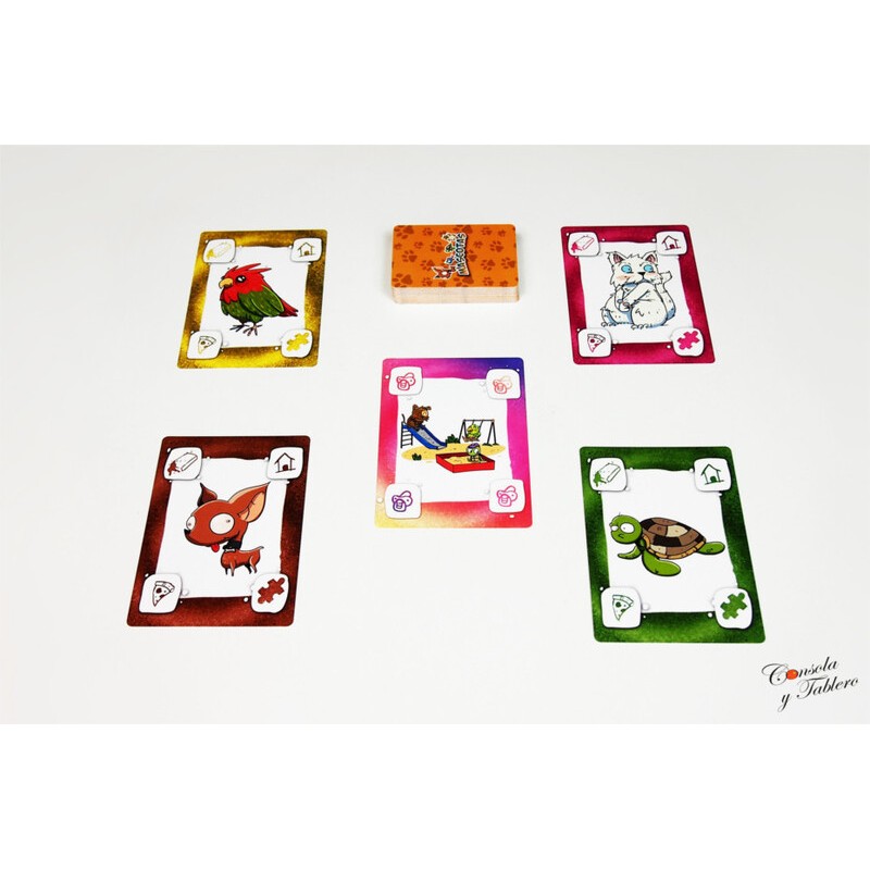 Mas Mascotas es la expansión del juego Mascotas, editado por Átomo Games.