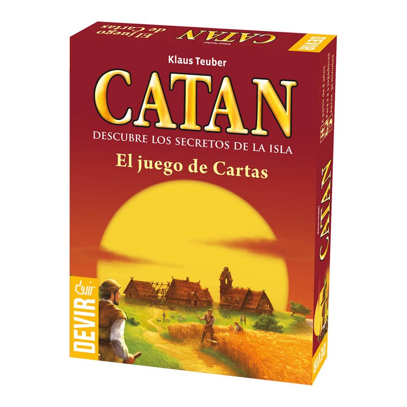 Catán Cartas Mini es una versión reducida del juego Colonos de Catán