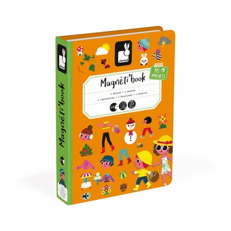 Magnetibook 4 Estaciones es un divertido juego magnético para niños editado por Janod