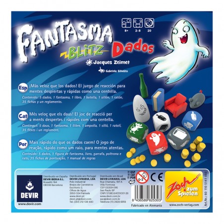 FANTASMA BLITZ DADOS