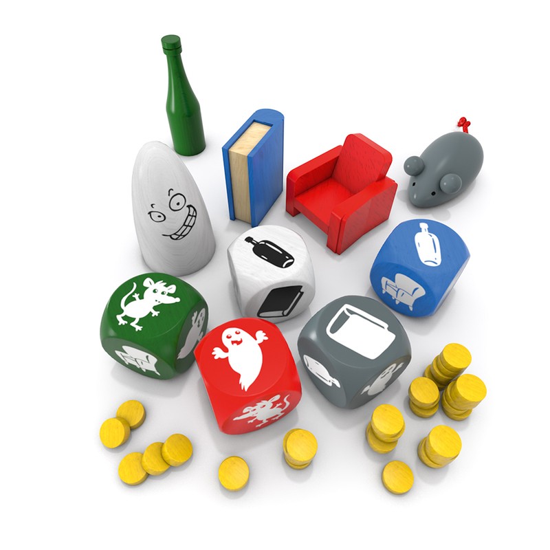 Fantasma de Blitz dados es un juego de lógica y rapidez editado por Devir.