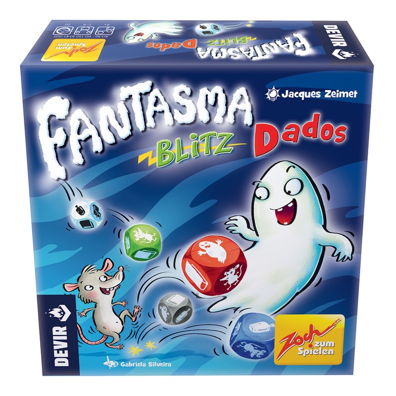 Fantasma de Blitz dados es un juego de lógica y rapidez editado por Devir.