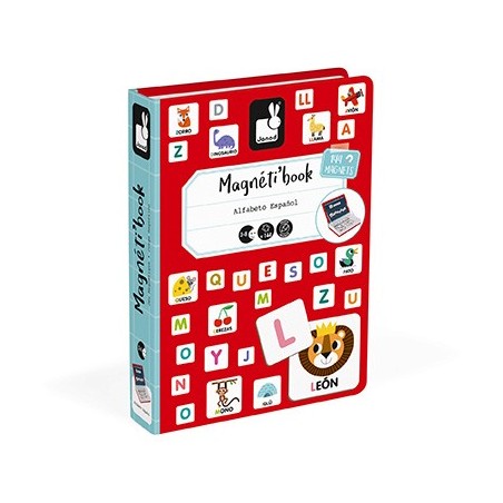 Magnetibook alfabeto en Español es un divertido juego magnético para niños editado por Janod