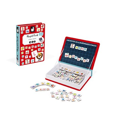 Magnetibook alfabeto en Español es un divertido juego magnético para niños editado por Janod