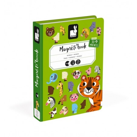 MAGNETIBOOK ANIMALES es un divertido juego magnético para niños, editado por Janod