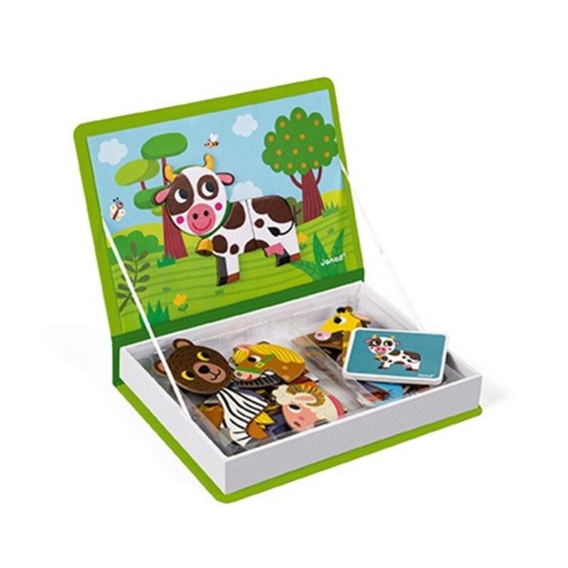 MAGNETIBOOK ANIMALES es un divertido juego magnético para niños, editado por Janod