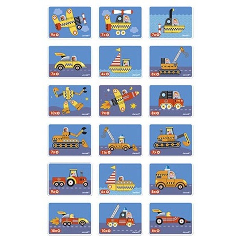 MAGNETIBOOK BOLIDOS es un divertido juego magnético para niños, editado por Janod