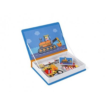 MAGNETIBOOK BOLIDOS es un divertido juego magnético para niños, editado por Janod