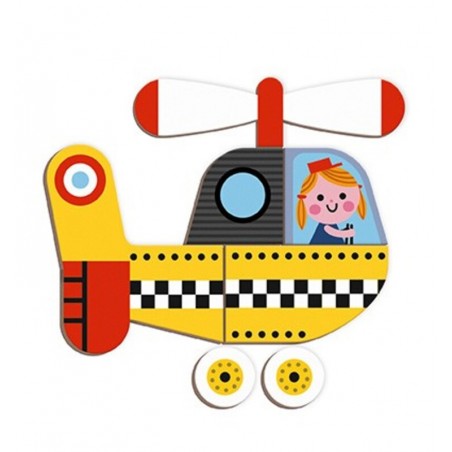 MAGNETIBOOK BOLIDOS es un divertido juego magnético para niños, editado por Janod