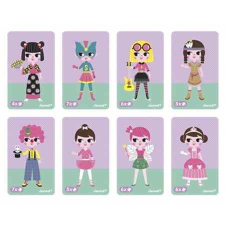 MAGNETIBOOK DISFRACES CHICAS es un divertido juego magnético para niños, editado por Janod