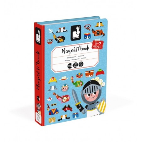 MAGNETIBOOK DISFRACES CHICOS es un divertido juego magnético para niños, editado por Janod