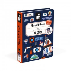 Magnetibook espacio es un divertido juego magnético para niños, editado por Janod