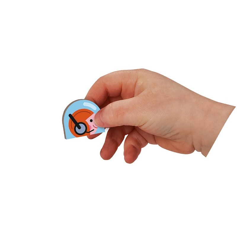 Magnetibook espacio es un divertido juego magnético para niños, editado por Janod