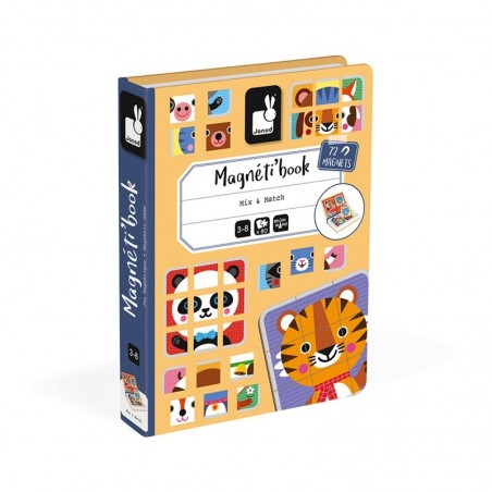 MAGNETIBOOK MIX & MATCH es un divertido juego magnético para niños, editado por Janod