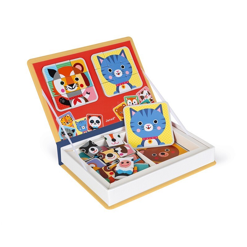 MAGNETIBOOK MIX & MATCH es un divertido juego magnético para niños, editado por Janod