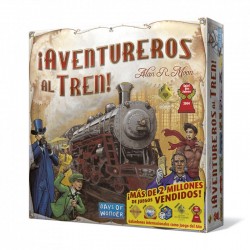 Aventureros al tren. Un juego de contrucción de vías convertido en clásico, editado por Days of Wonder.