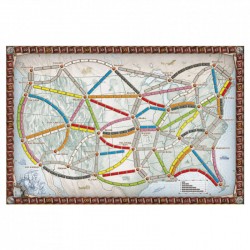 Aventureros al tren. Un juego de contrucción de vías convertido en clásico, editado por Days of Wonder. 2