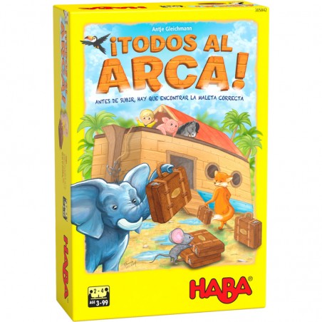 Todos al Arca es un juego de memoria para niños editado por HABA