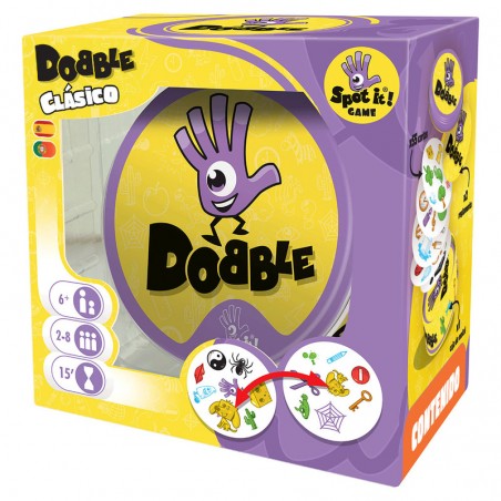 Dobble es un divertido juego de cartas de Asmodée