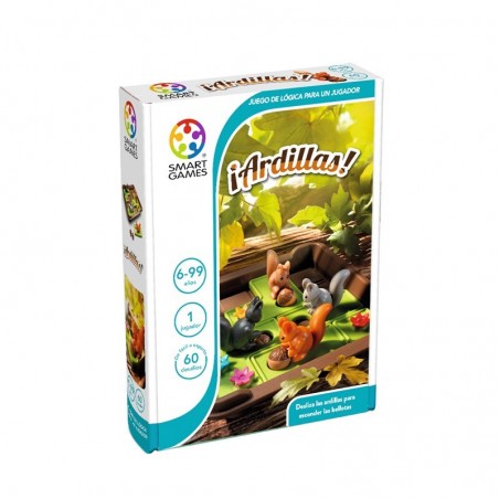 Ardillas es un juego de lógica individual, editado por Smart  Games.