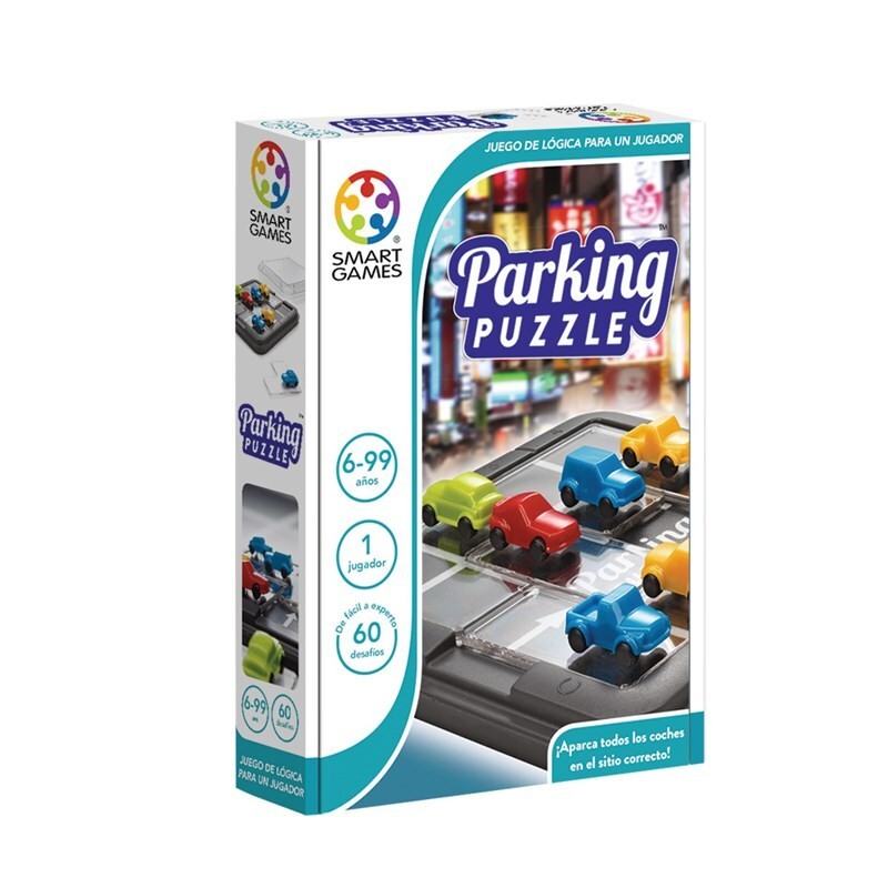 Parking Puzzle es un juego de logica a partir de 6 años editado por Smart Games