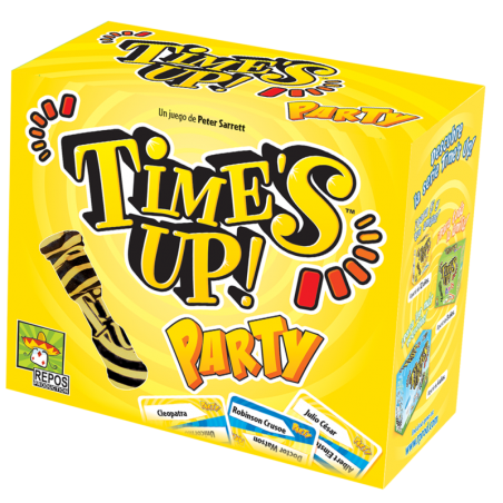 Time´s up Party es un juego familiar de preguntas y respuestas y mímica