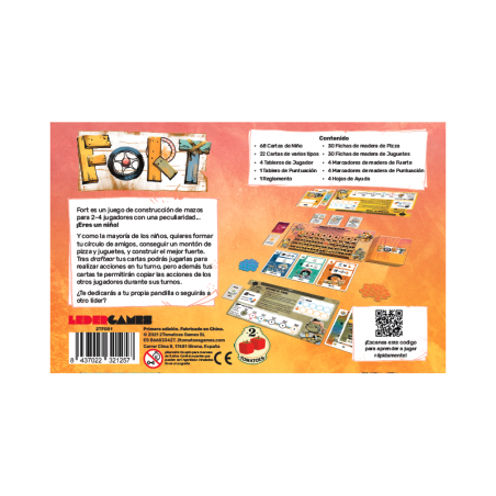 Fort juego de contrucción de mazos editado por 2Tomatoes.