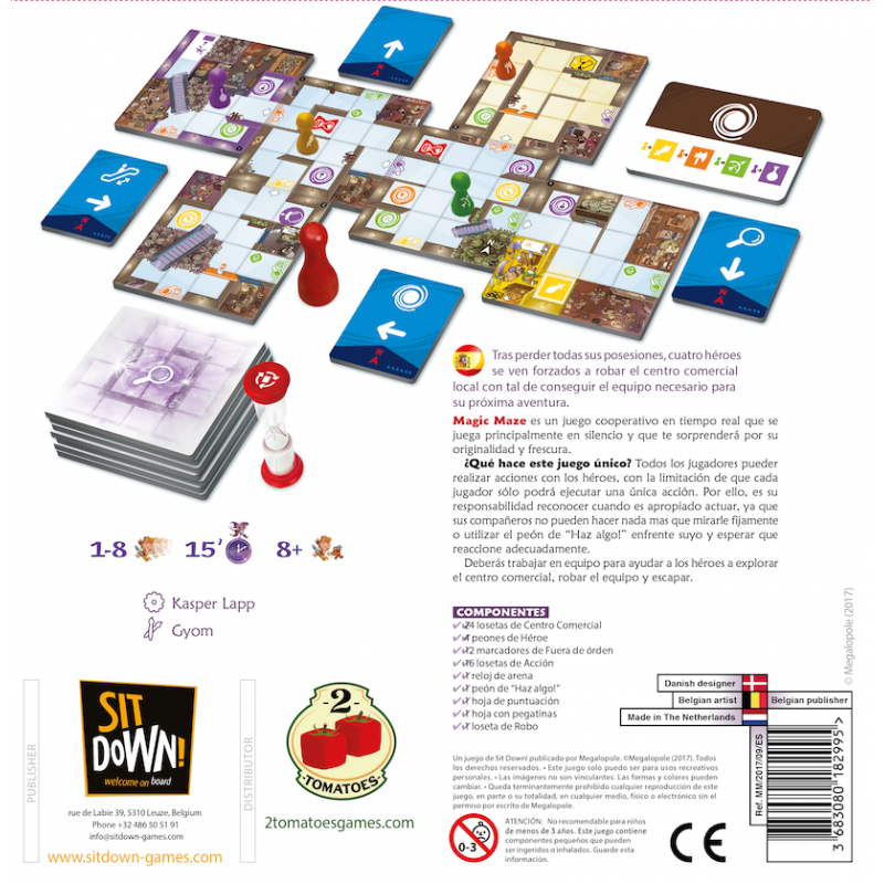 Un juego cooperativo de coordinación y rapidez publicado por 2Tomatoes