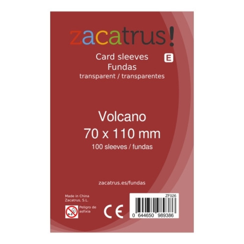 FUNDAS ZAC. VOLCANO 70x110 mm (100uds)