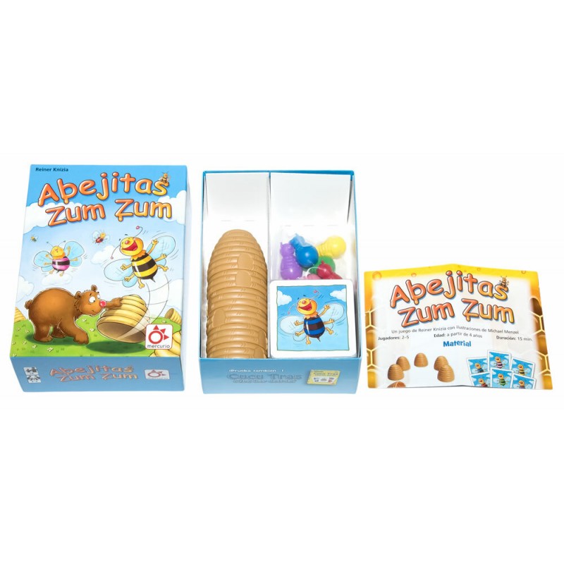 Abejitas Zum Zum un juego de memoria editado por Mercurio a partir de 4 años