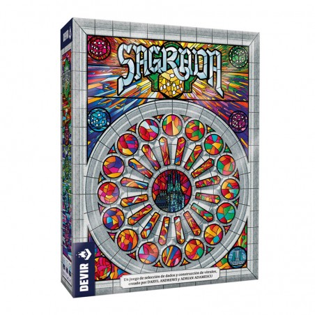Sagrada juego de mesa de colocación de dados de Devir