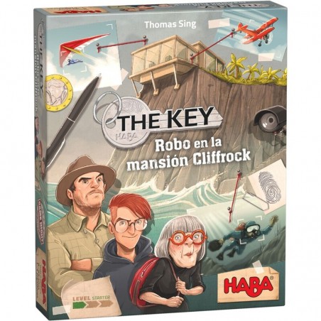 The Key robo en la Mansión Cliffrock un juego de HABA de investigación