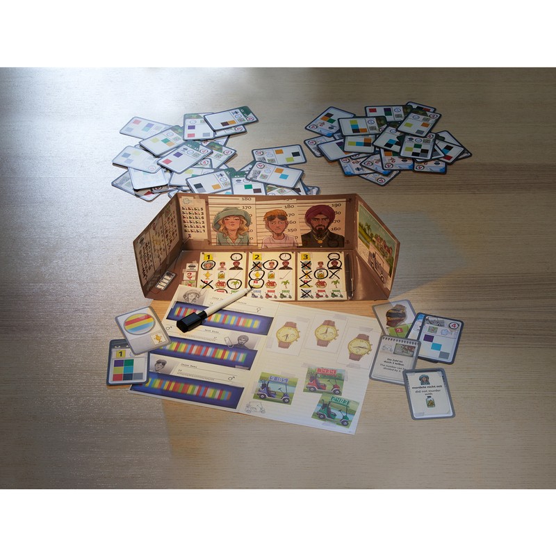 The Key Asesinato en el Club de Golf un juego de deducción de HABA