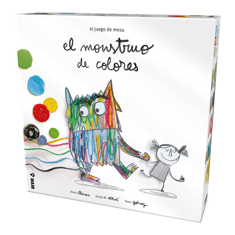 El Monstruo de colores es un juego que ayudará a los niños a expresar sus emociones. Editado por Devir.
