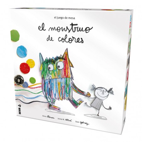 El Monstruo de colores es un juego que ayudará a los niños a expresar sus emociones. Editado por Devir.