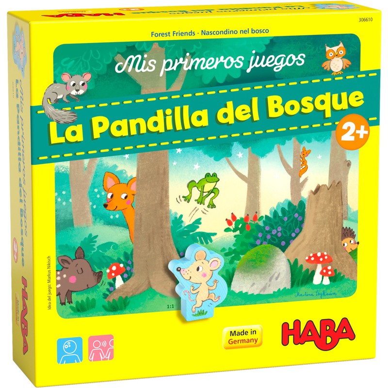 La Pandilla del Bosque es un juego de observación y memoria para niños. Editado por HABA