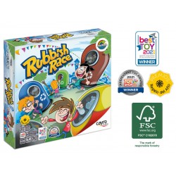Rubbish Race un juego de reciclaje editado por Cayro